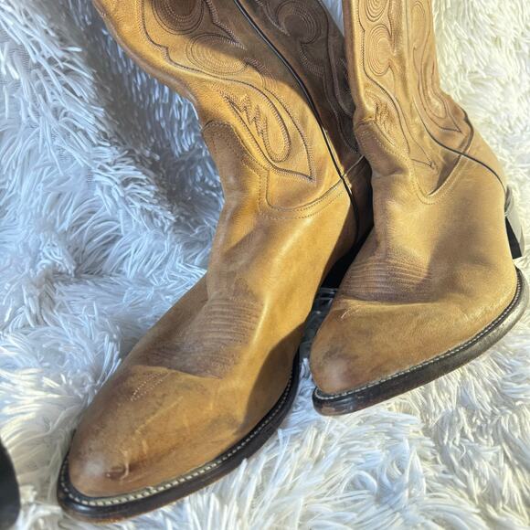 Tony Lama Men’s Vintage Y2K Cowboy Western Boots Cowboy Core Brown  Size 10.5 main image 4